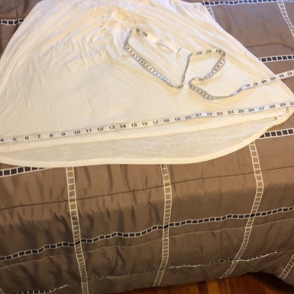 MOVING SALE NO HAGGLING WOMEN RUE 21 XL CREAM SHEER TOP FLARE BLOUSE. - Picture 6 of 7